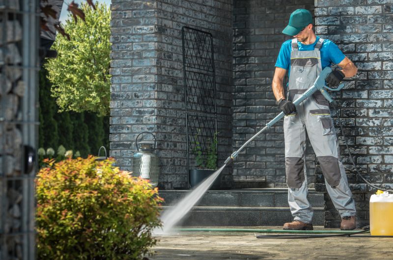 Professional Powerwashing Technique